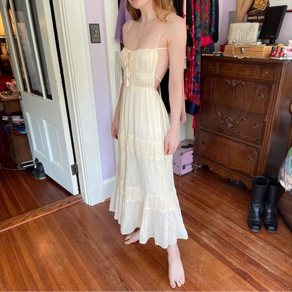 Free People Taking Sides Maxi Dress